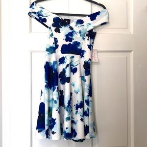 Off the shoulder dress